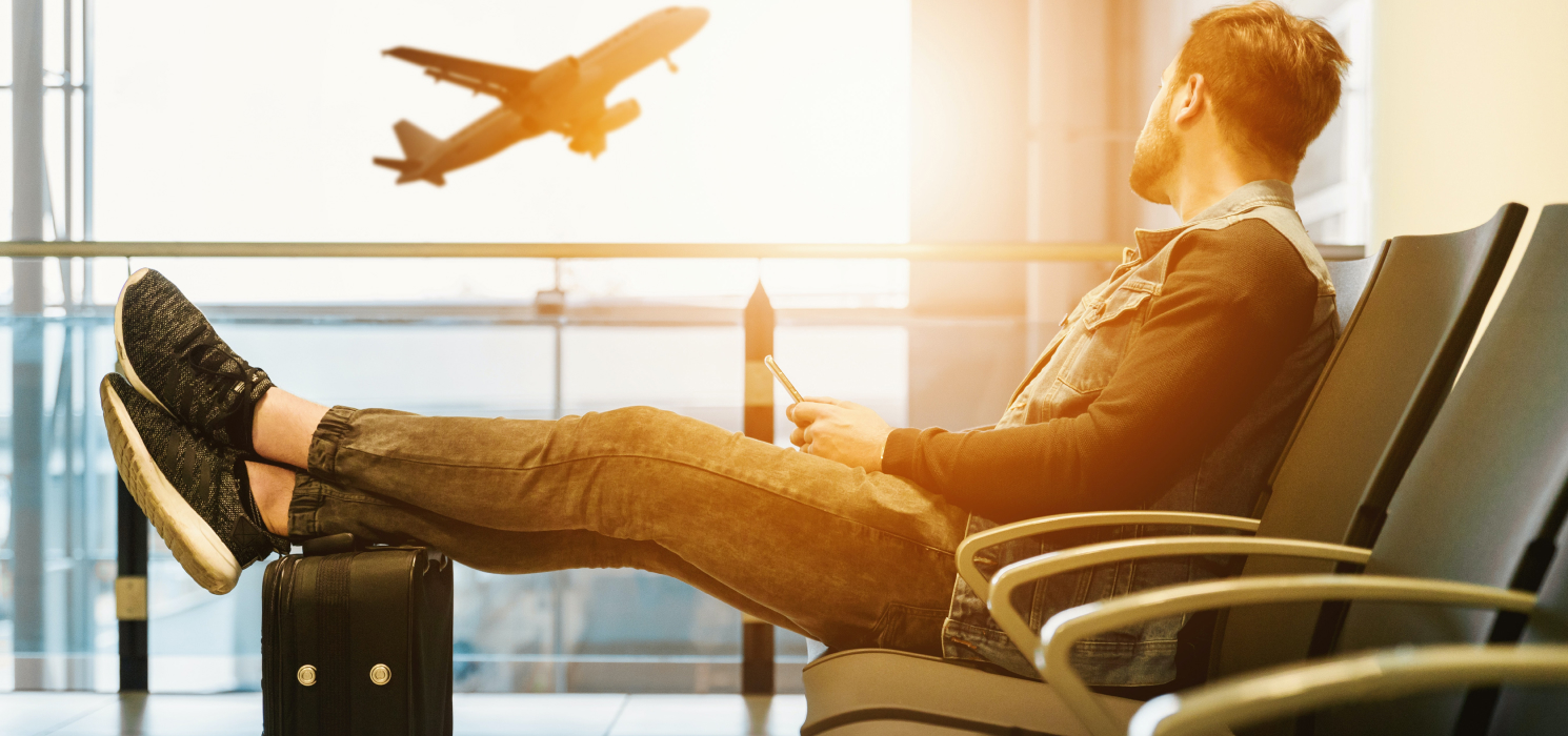 Фото: JESHOOTS.COM / Unsplash путешествия, самолет, аэропорт